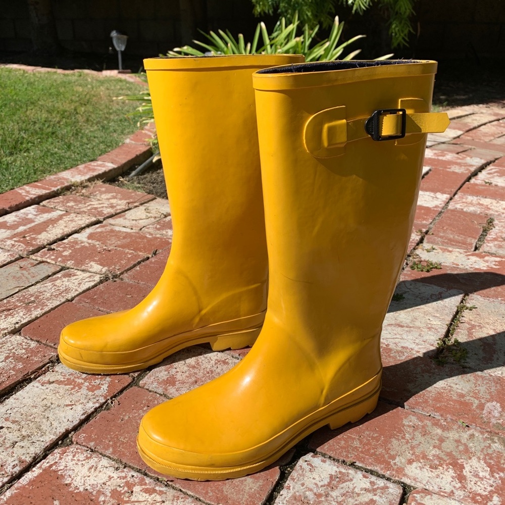 Yellow Rain Boots